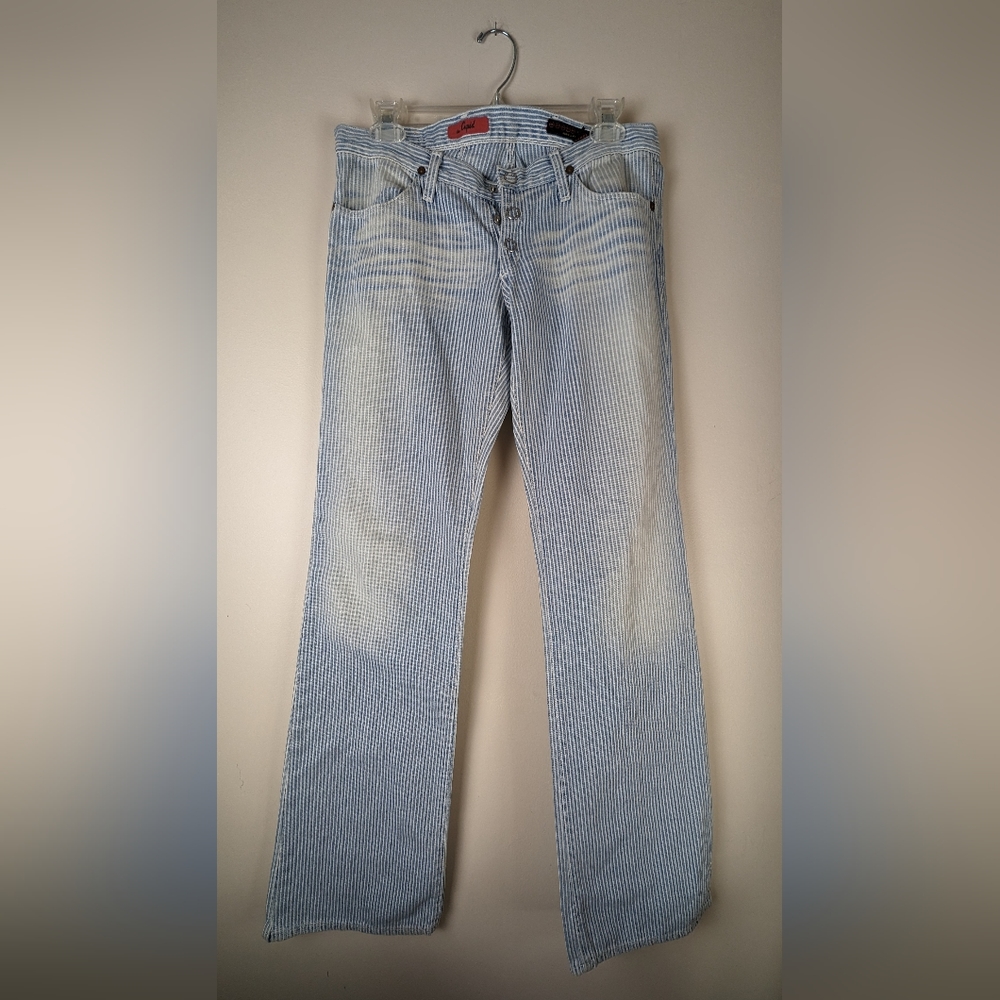AG Adriano Goldschmied The Cupid style women's striped jeans size 28